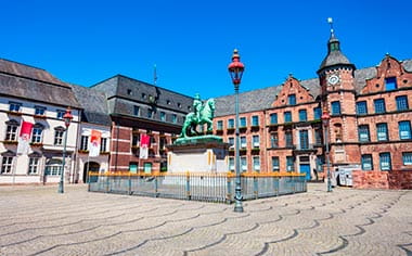 Market square in Aldstadt, Dusseldorf